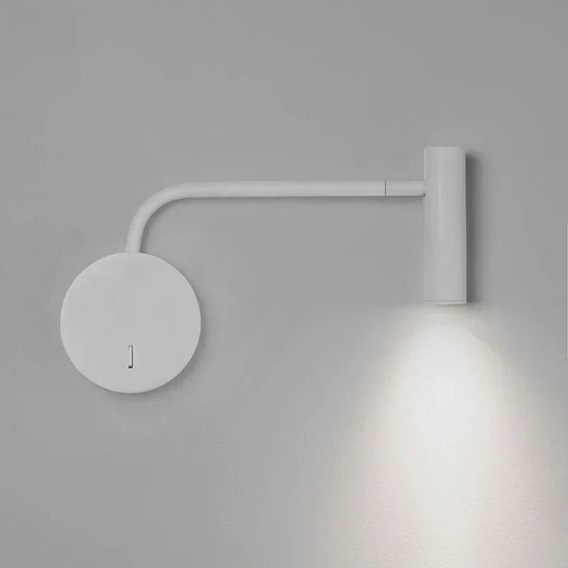 LED Wall Lamp Adjustable Swivel Arm Glare-Free