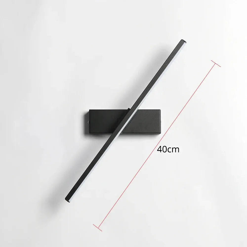 LED Wall Lamp Aluminum 330° Swivel Selectable Color Temp
