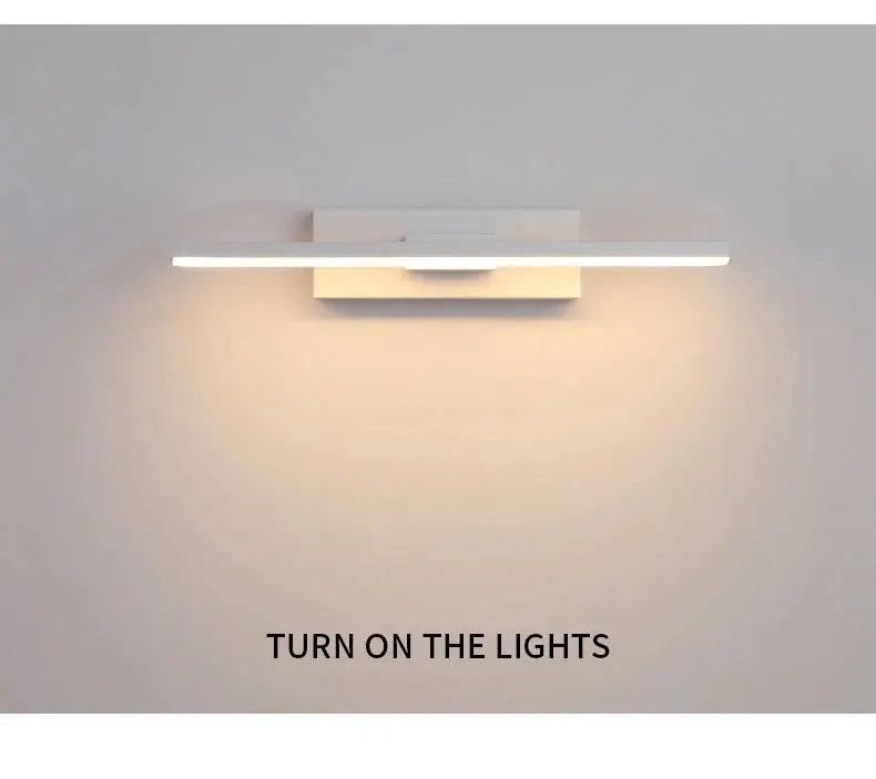 LED Wall Lamp Aluminum 330° Swivel Selectable Color Temp