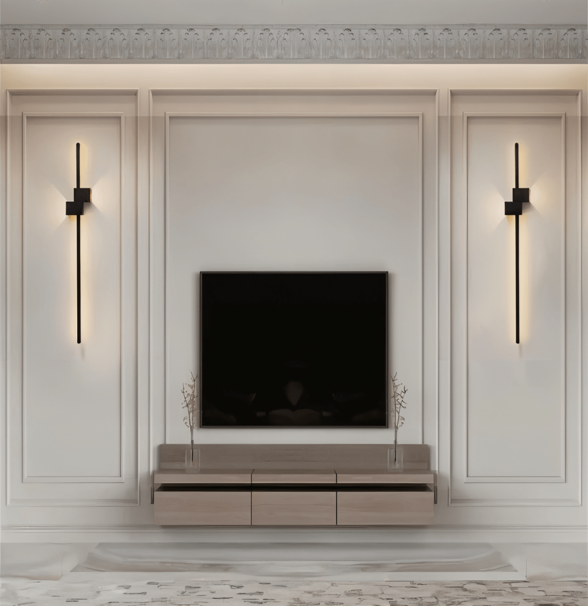 LED Wall Lamp Integrated LED Glare-Free Indirect Lighting
