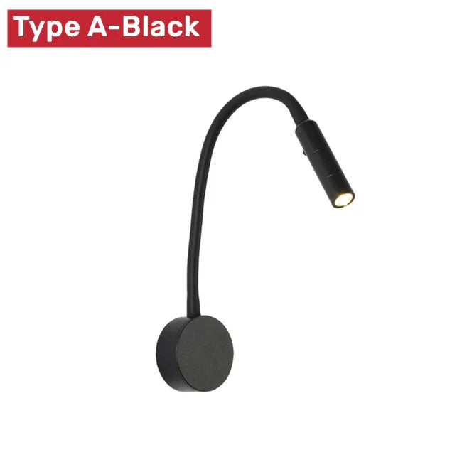 LED Wall Lamp Swivel Arm & 3 Color Temperatures