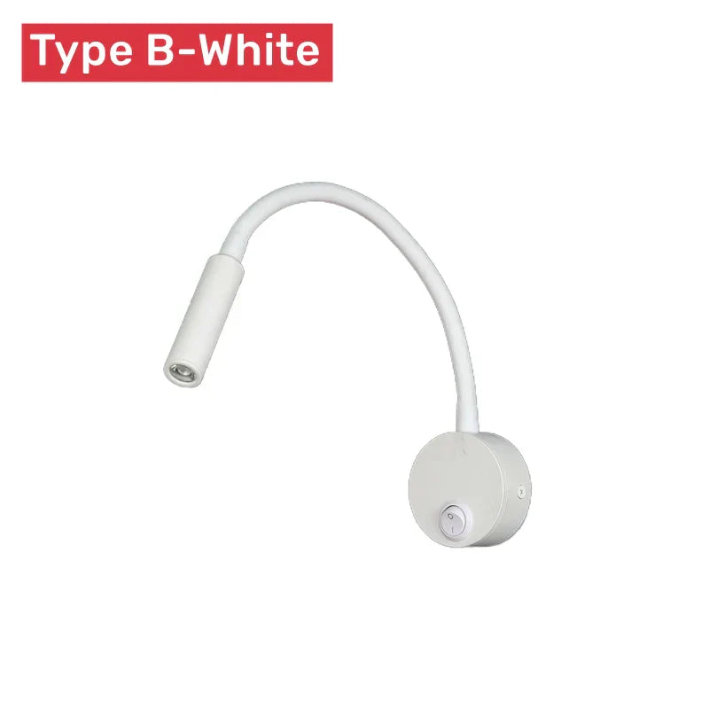 LED Wall Lamp Swivel Arm & 3 Color Temperatures