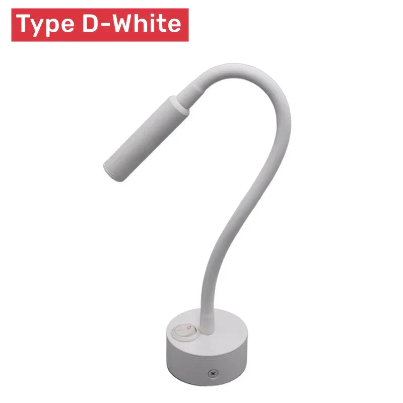 LED Wall Lamp Swivel Arm & 3 Color Temperatures