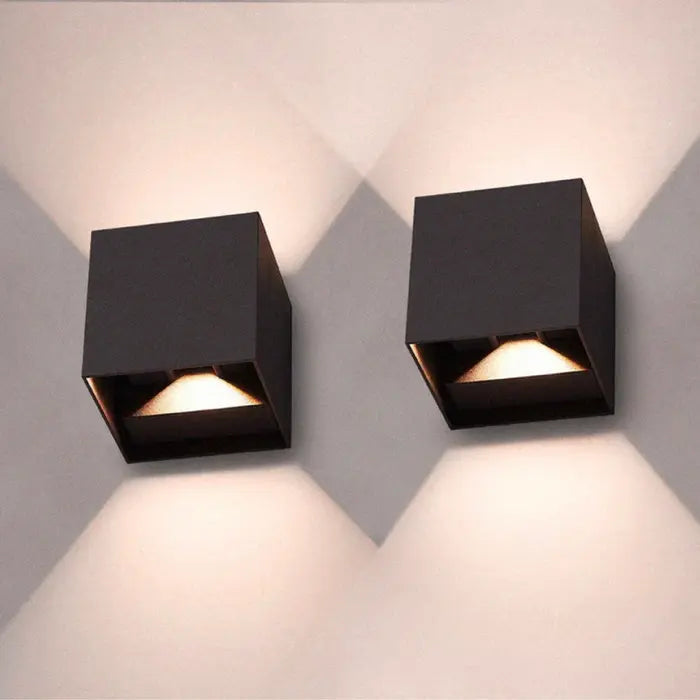 LED Wall Light Cube Wireless Stepless Dimming USB Rechargeable