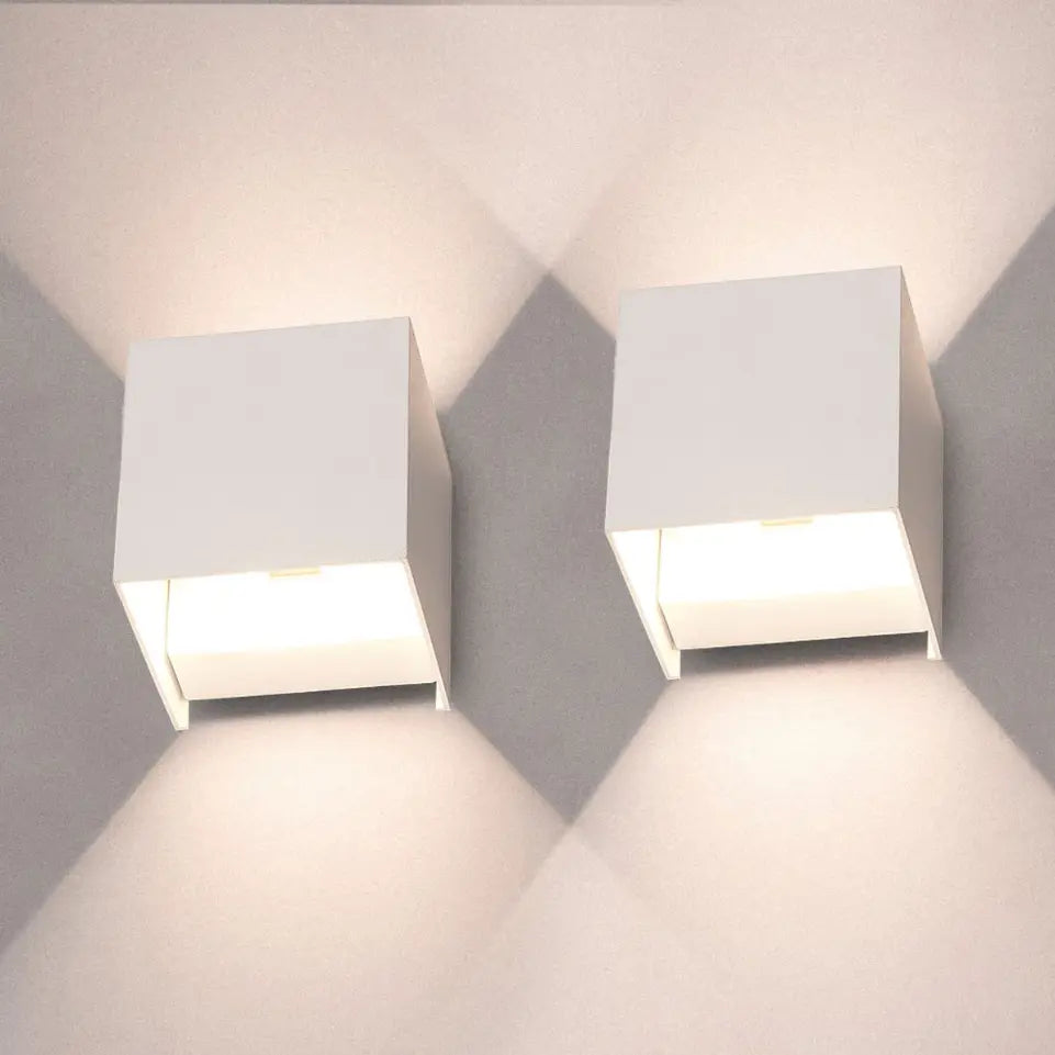 LED Wall Light Cube Wireless Stepless Dimming USB Rechargeable