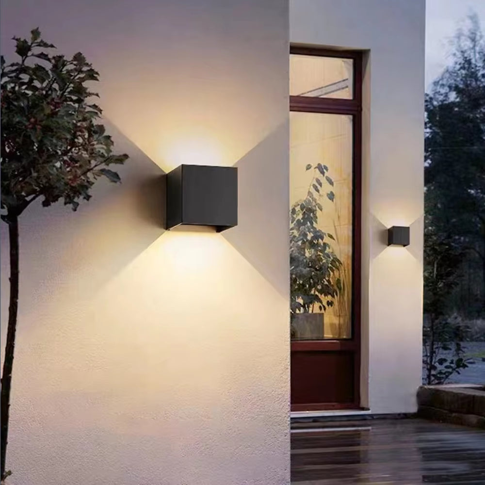 LED Wall Light Cube Wireless Stepless Dimming USB Rechargeable