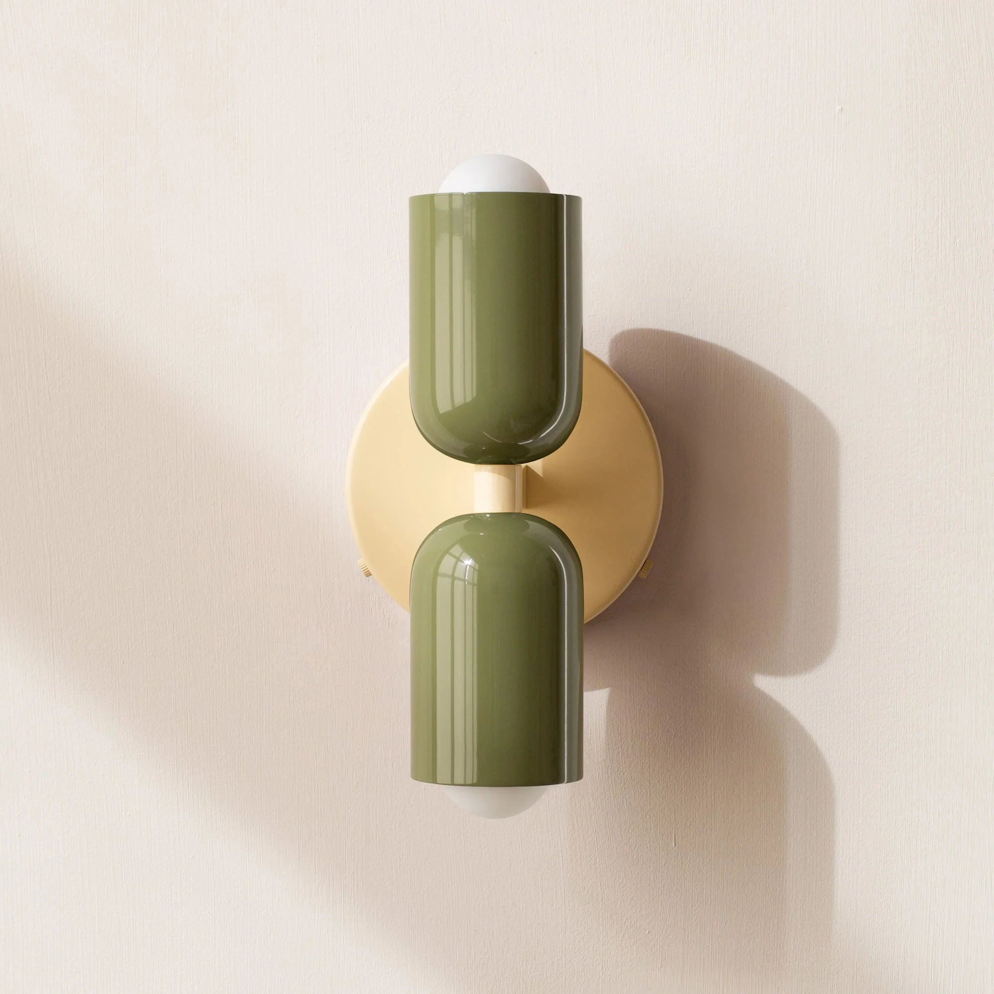 LED Wall Light Dual-Head Stainless Steel Warm White