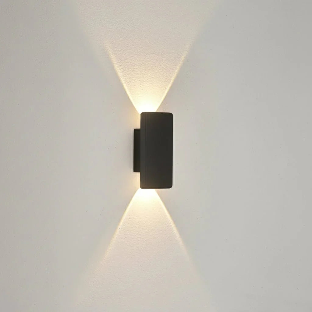 LED Wall Light Dual Up & Down Weather-Resistant Aluminum