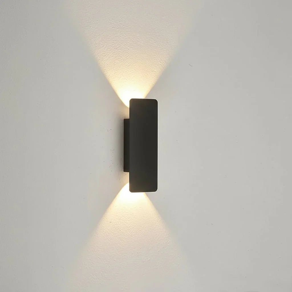 LED Wall Light Dual Up & Down Weather-Resistant Aluminum