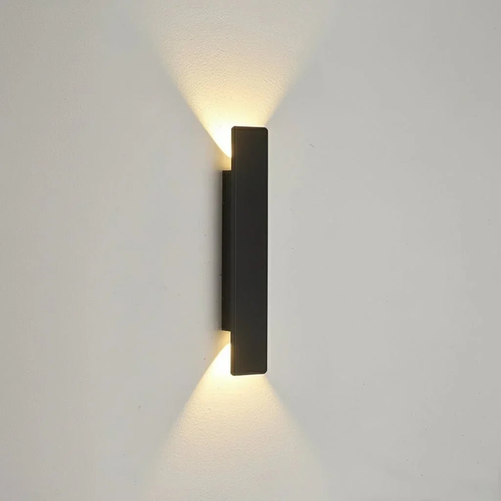 LED Wall Light Dual Up & Down Weather-Resistant Aluminum