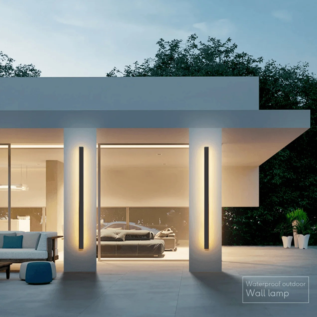 LED Wall Light IP65 Waterproof Warm & Cool White