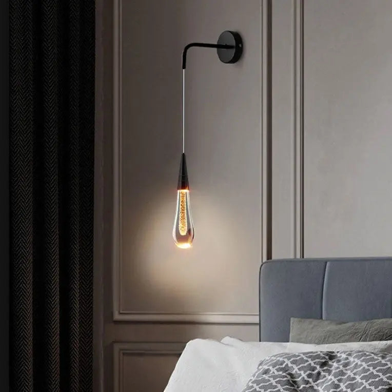 LED Wall Light Teardrop Glass Glare-Free Adjustable Color Temperature