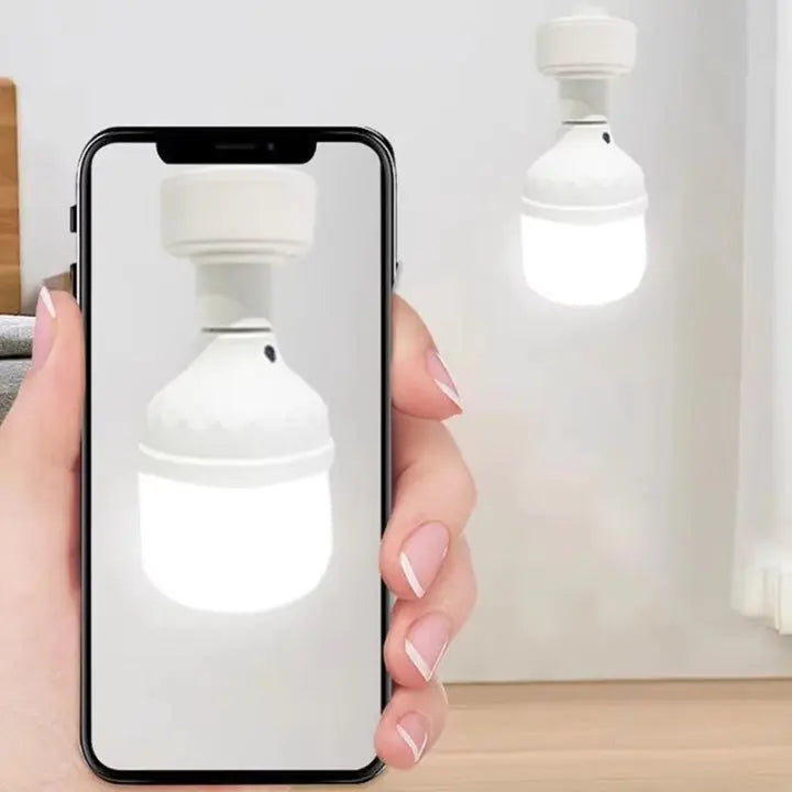 Lamp Holder E27 Motion-Activated Set of 3