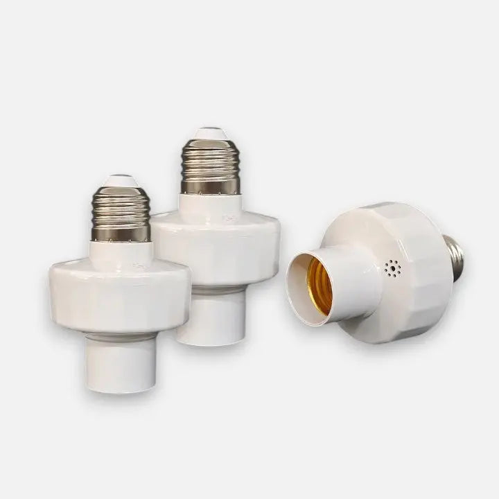 Lamp Holder E27 Motion-Activated Set of 3