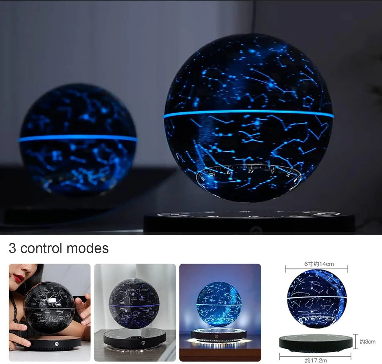 Lamp Magnetic Levitation Star Map