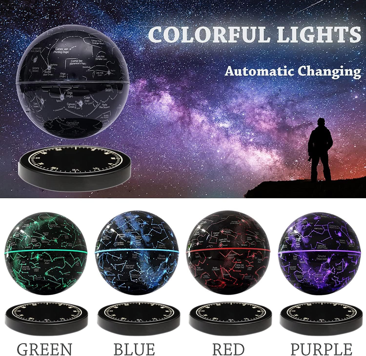 Lamp Magnetic Levitation Star Map