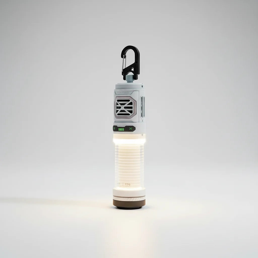 Lantern Mosquito Protection LED Adjustable Coverage Rechargeable
