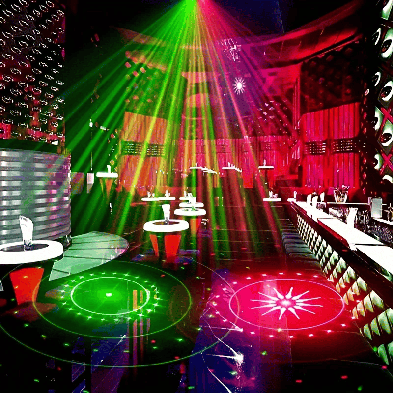 Laser Party Light Music-Sync USB-Powered Remote Control