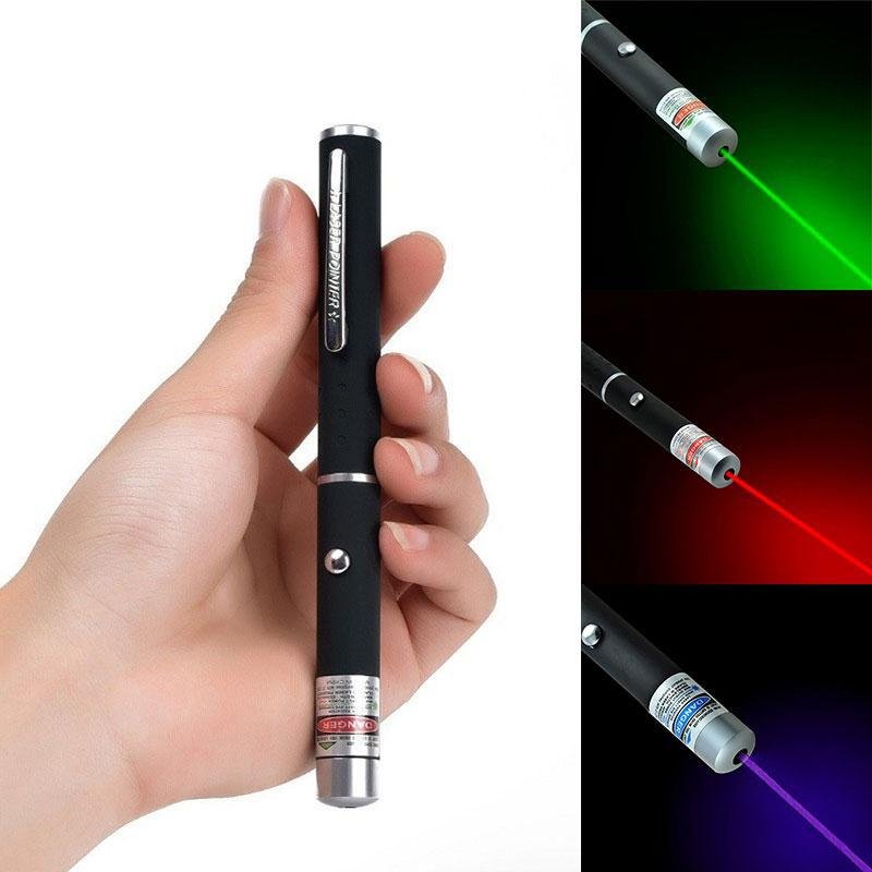 Laser Pointer Tri-Color Long-Range Copper-Aluminum