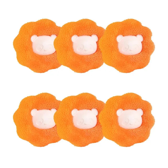 Laundry Balls Pet Hair & Lint Remover Set of 6