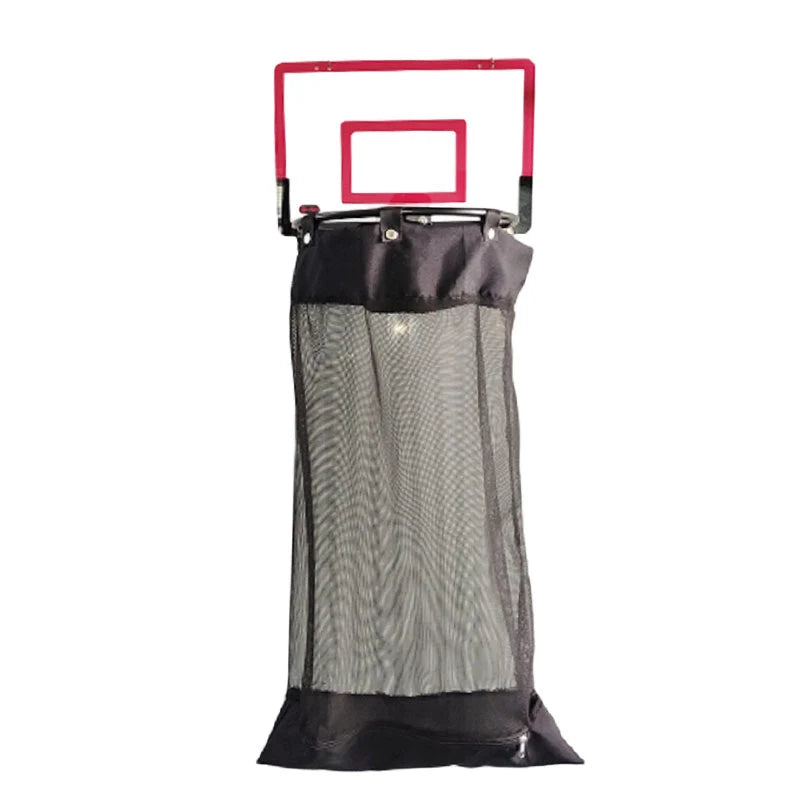 Laundry Hamper Basketball Design Breathable Mesh Over-The-Door Mount