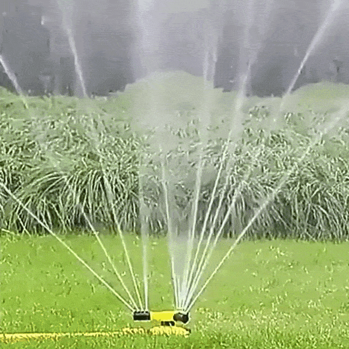 Lawn Sprinkler 360° Rotating Adjustable Pressure