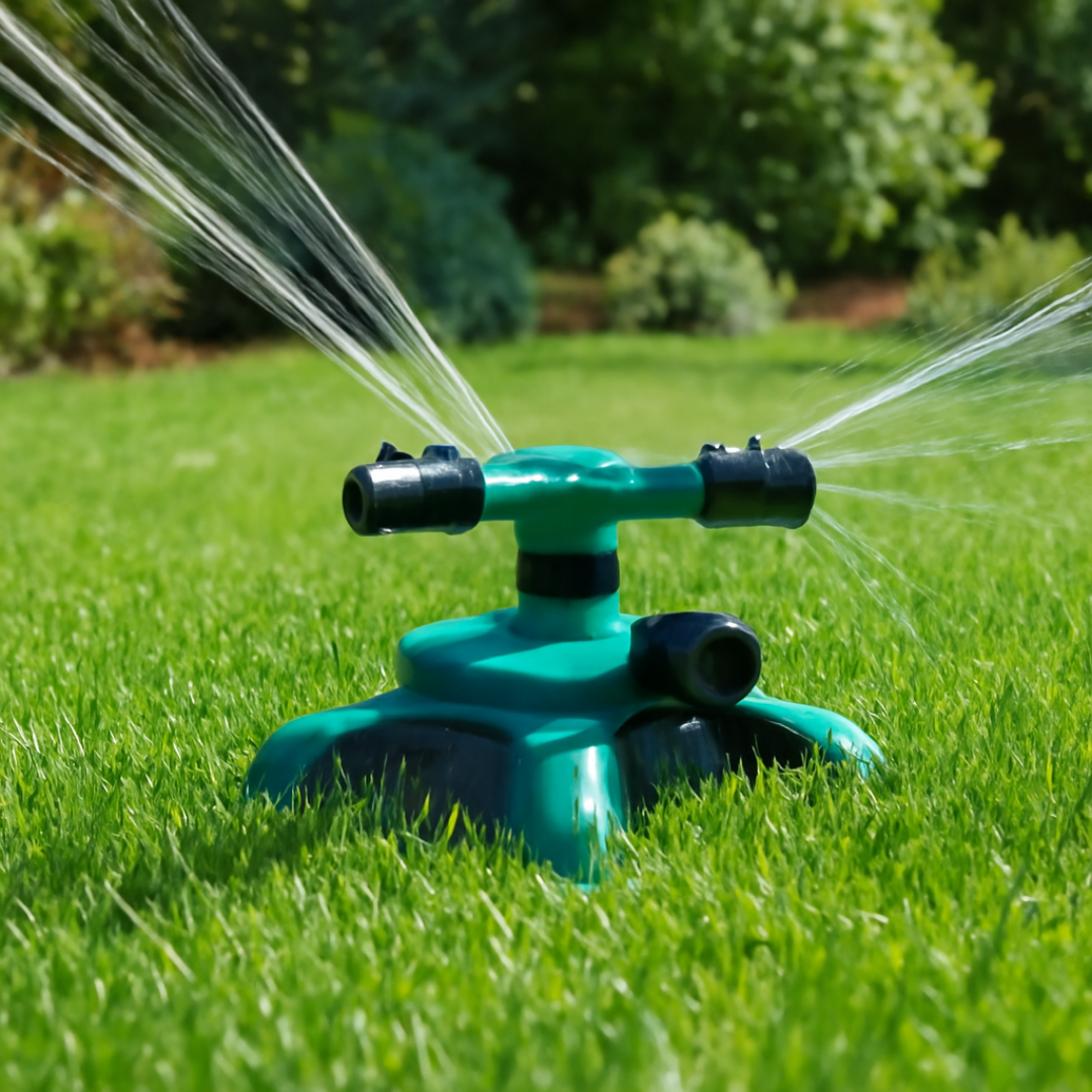 Lawn Sprinkler 360° Rotating Adjustable Pressure