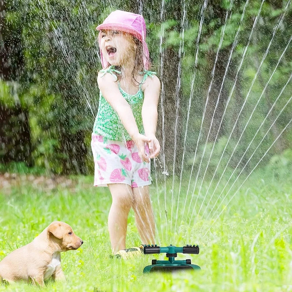 Lawn Sprinkler 360° Rotating Adjustable Pressure