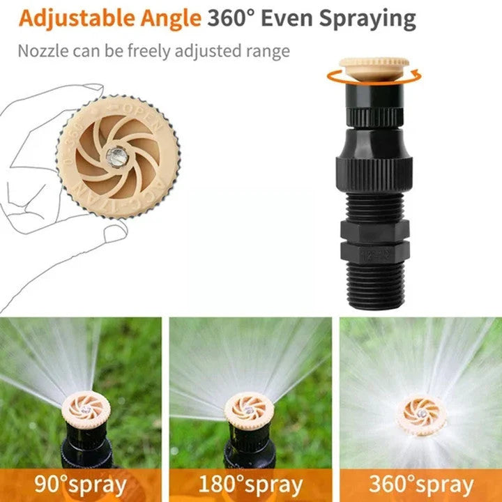 Lawn Sprinkler 360° Rotating Adjustable Spray Head