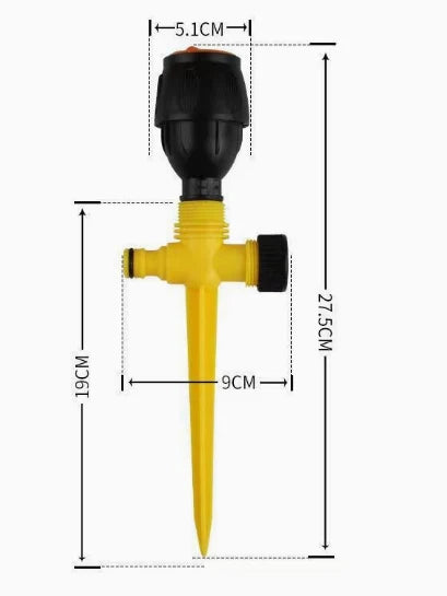 Lawn Sprinkler 360° Rotating Adjustable Spray Head