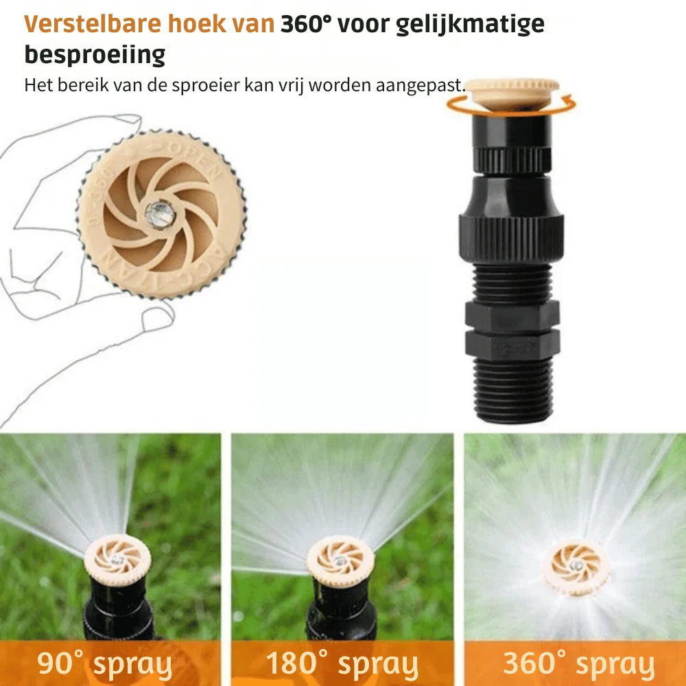 Lawn Sprinkler 360° Rotating Adjustable Spray Head