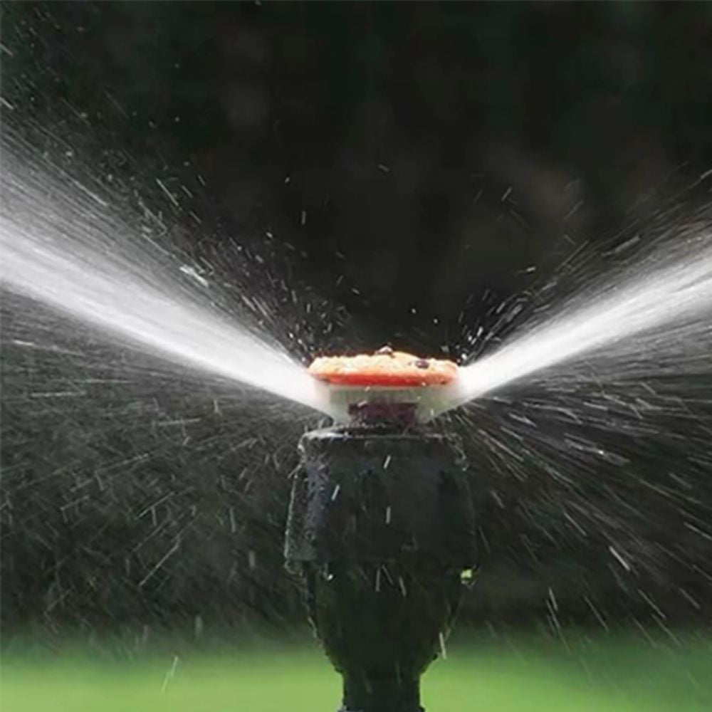 Lawn Sprinkler 360° Rotating Stainless Steel Tripod Adjustable Height