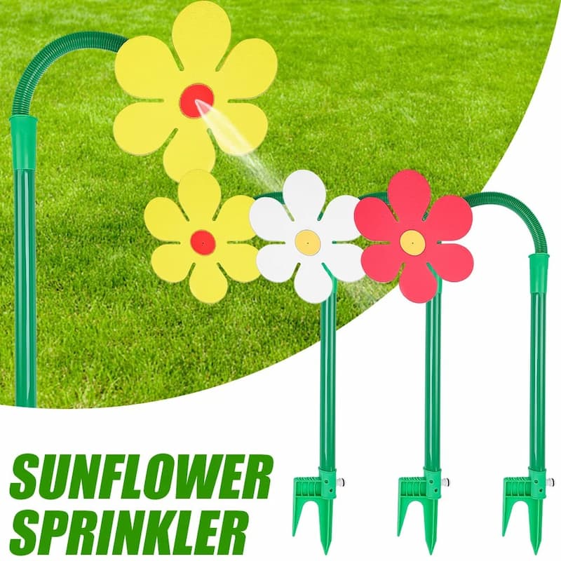 Lawn Sprinkler 360° Rotation Gentle Mist