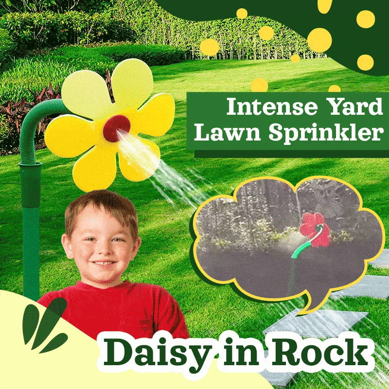 Lawn Sprinkler 360° Rotation Gentle Mist