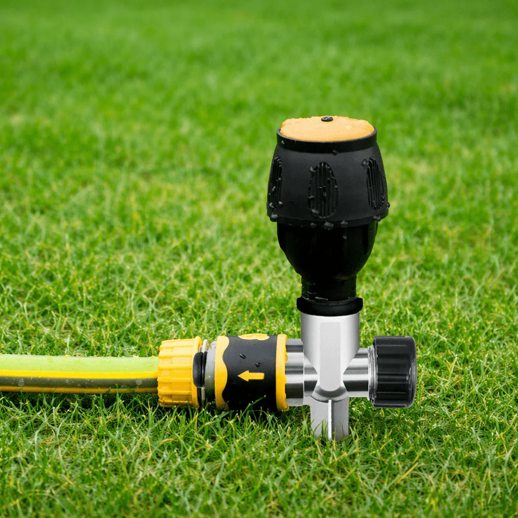 Lawn Sprinkler Automatic 360° Coverage Chemical-Free Housing