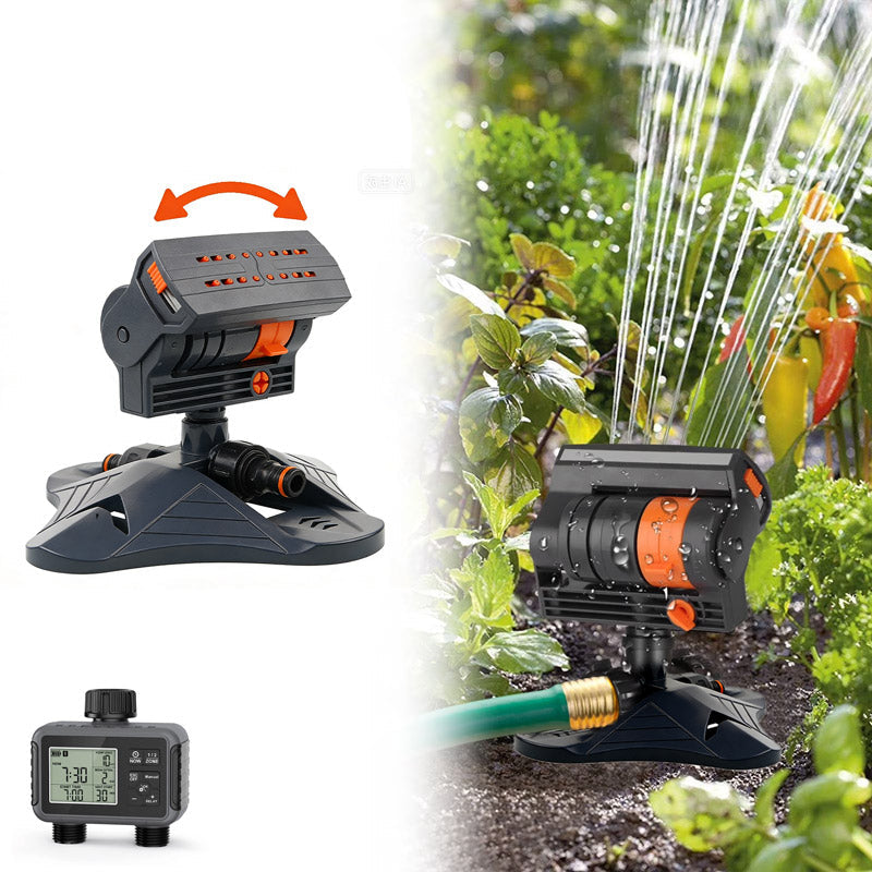 Lawn Sprinkler Programmable Timer & 16 Precision Nozzles