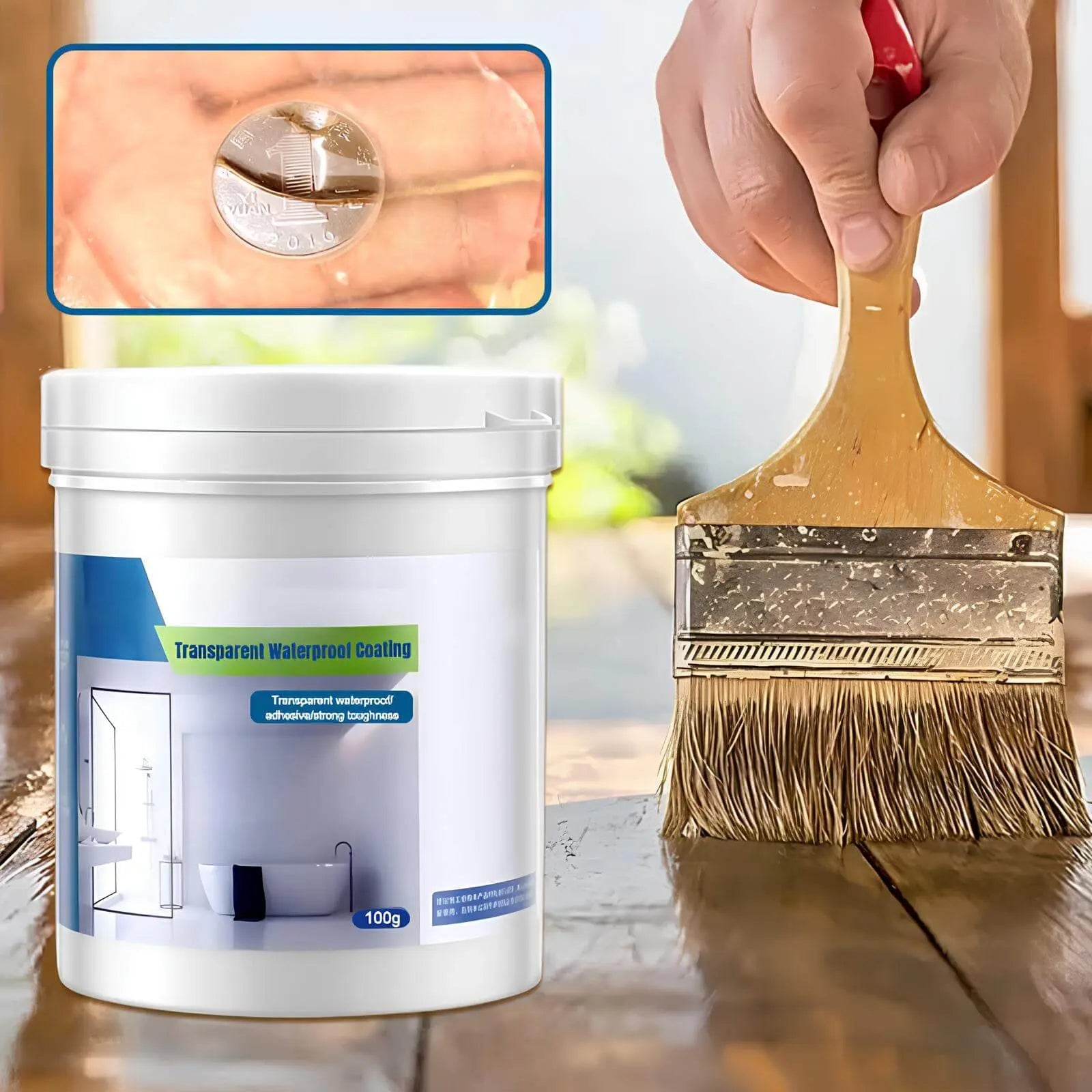 Leak Sealant Brush-On Transparent Silicone