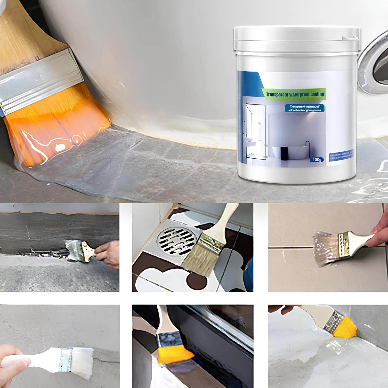 Leak Sealant Brush-On Transparent Silicone