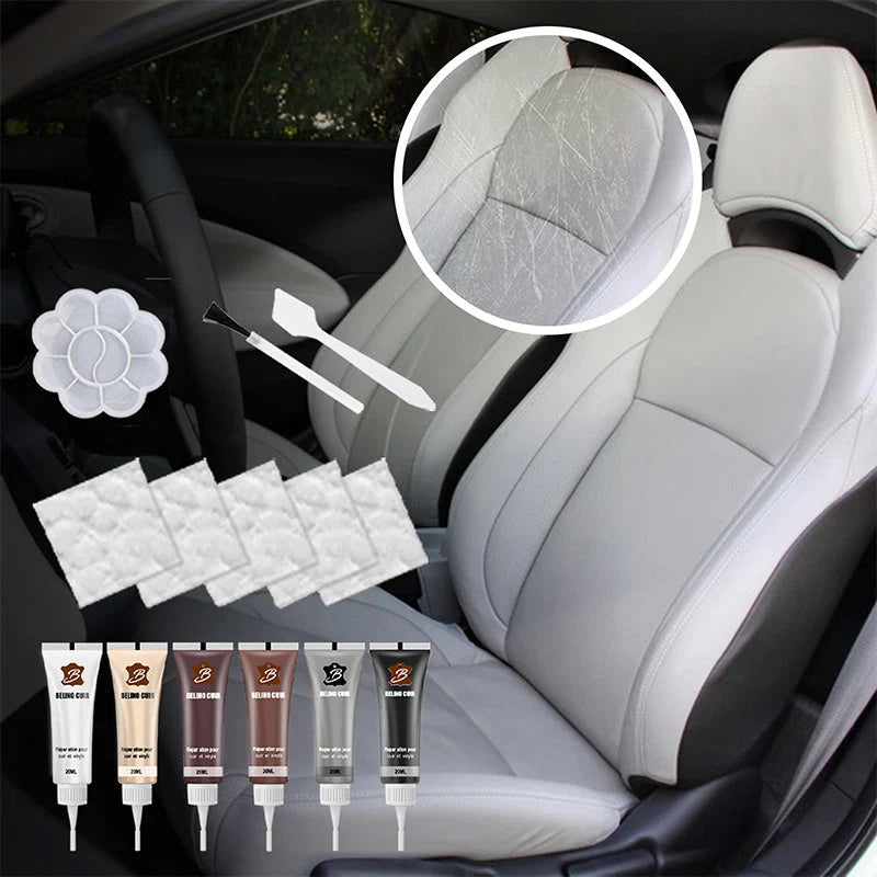 Leather Repair Kit 6-Color Waterproof & Fast-Drying