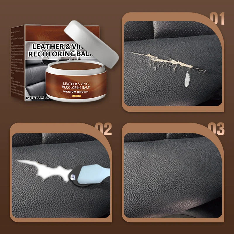 Leather Repair Paste Color-Matching & Water-Resistant