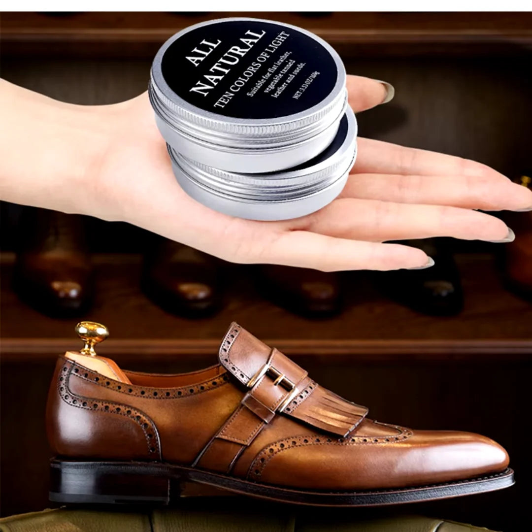 Leather & Wood Polish Plant-Based Waterproof 2-Pack