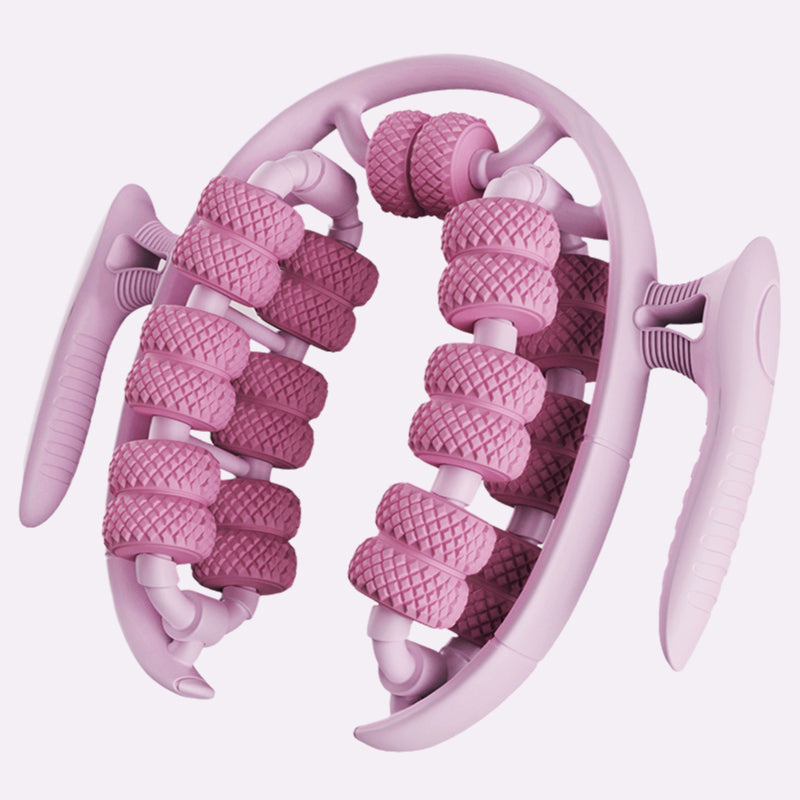 Leg Massage Roller Ergonomic Nodule EVA Foam Non-Slip Handles