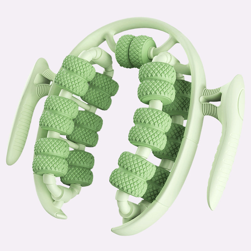 Leg Massage Roller Ergonomic Nodule EVA Foam Non-Slip Handles
