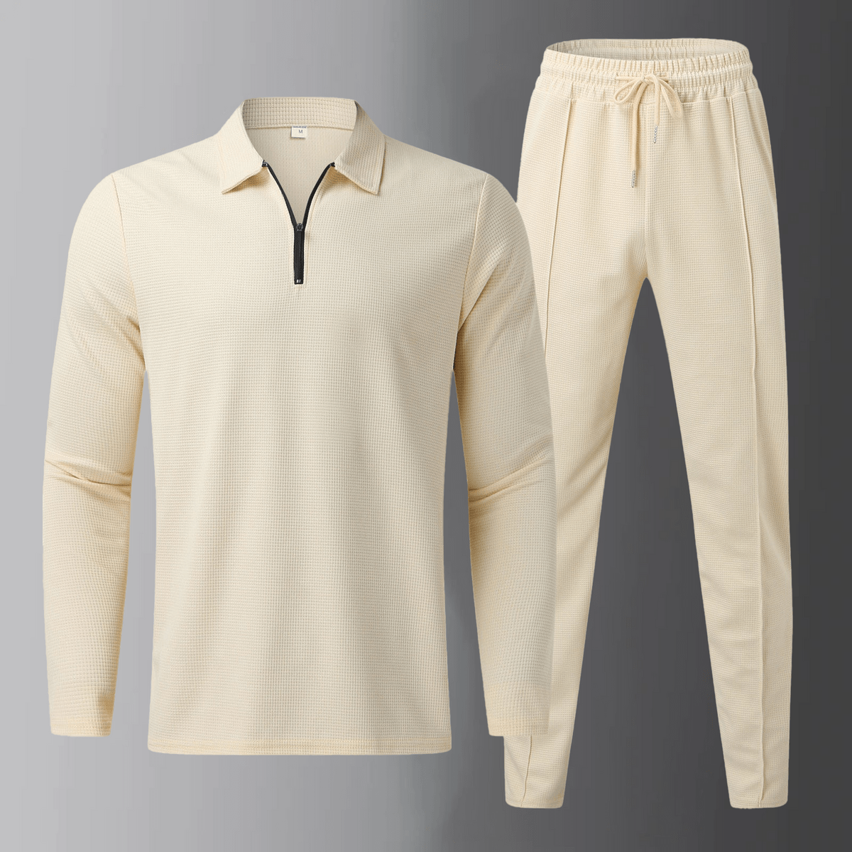 Leisure Set Sporty Fit Long Sleeve Contrast Stitching