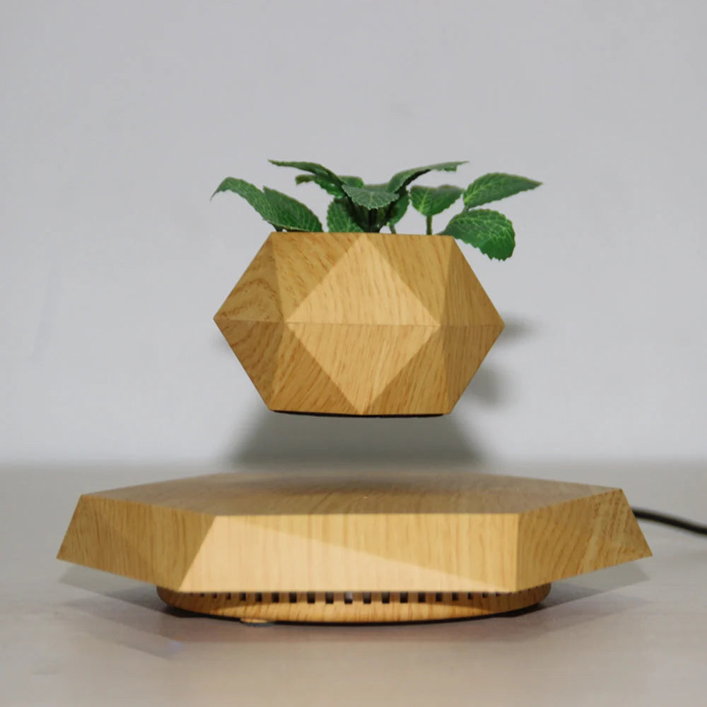 Levitating Planter Magnetic Levitation 360° Rotation