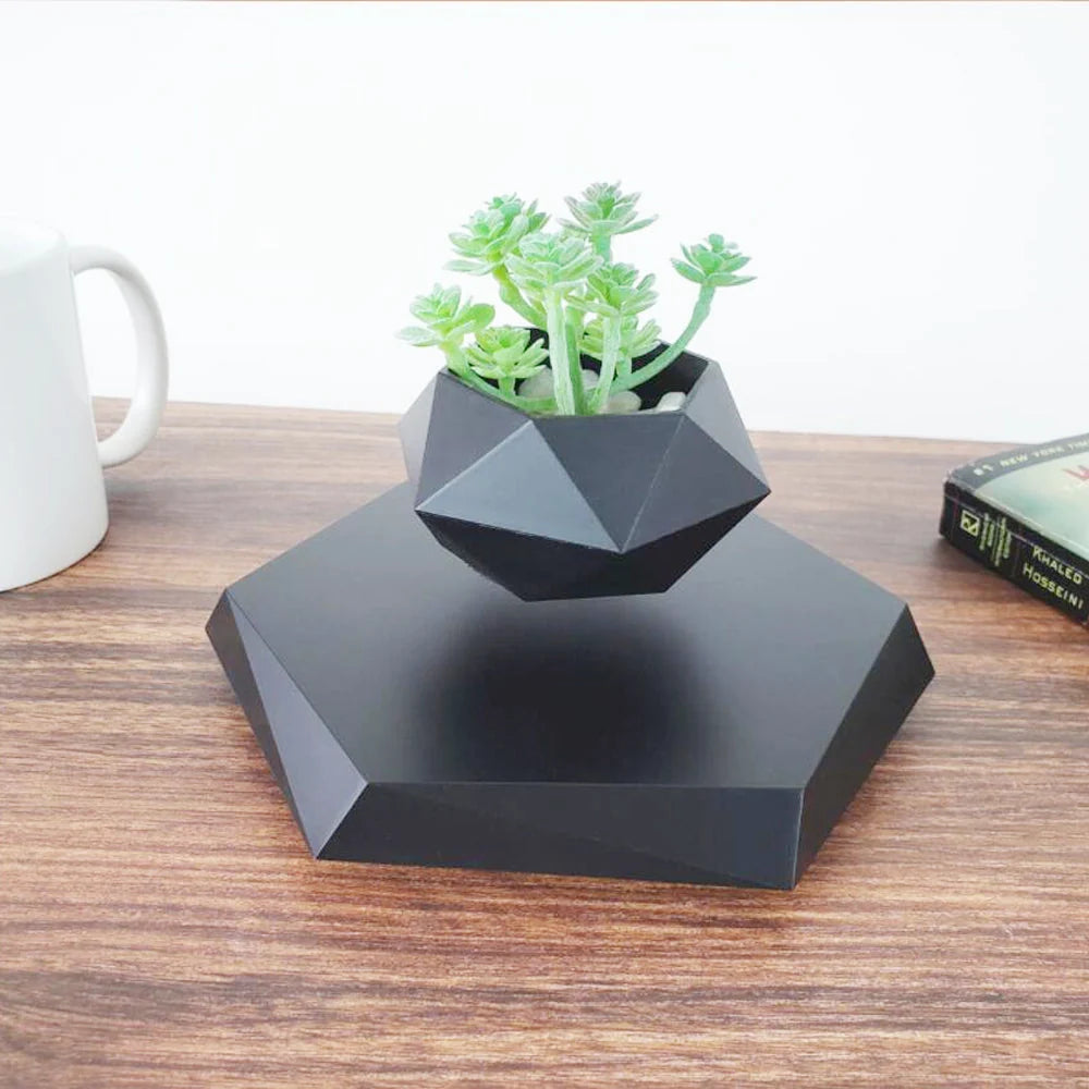 Levitating Planter Magnetic Levitation 360° Rotation