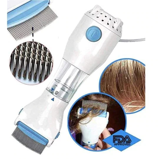 Lice Comb Vacuum Suction & LED Light USB Rechargeable