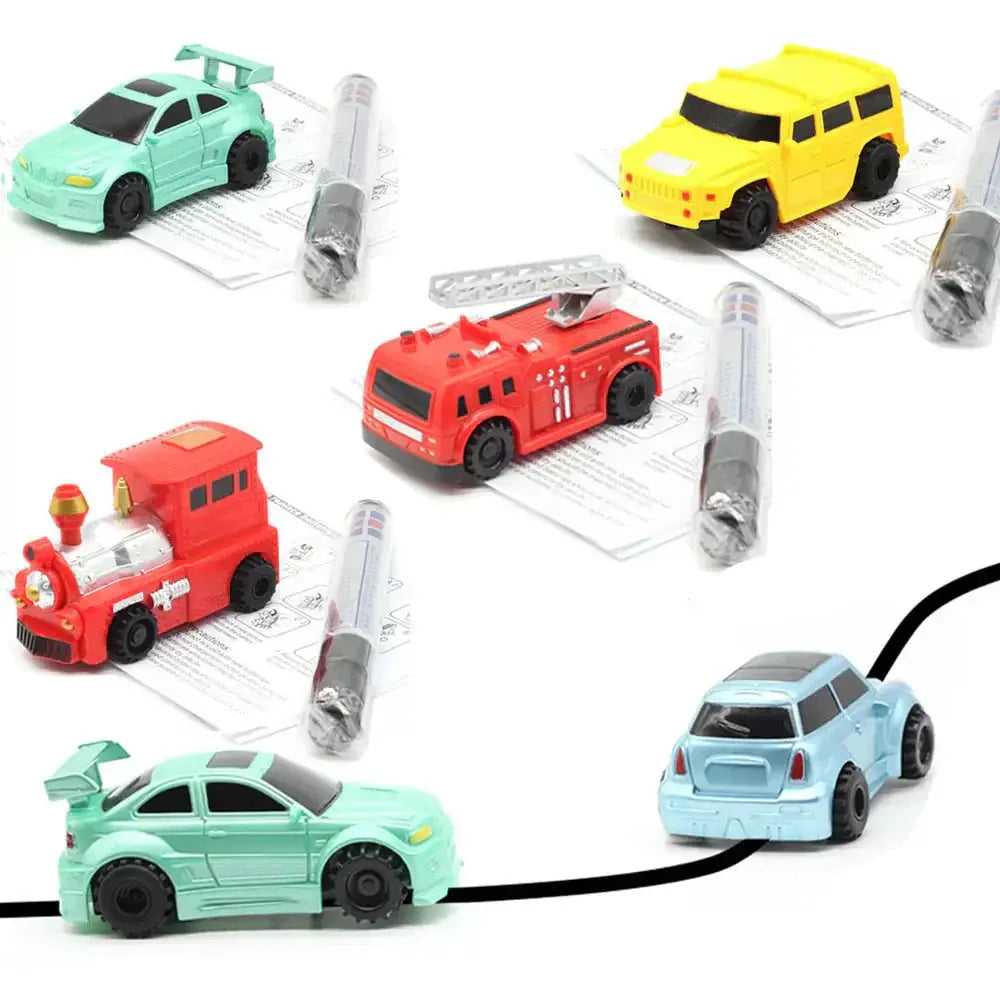 Line-Following Toy Car Induction Sensor Includes Drawing Pen