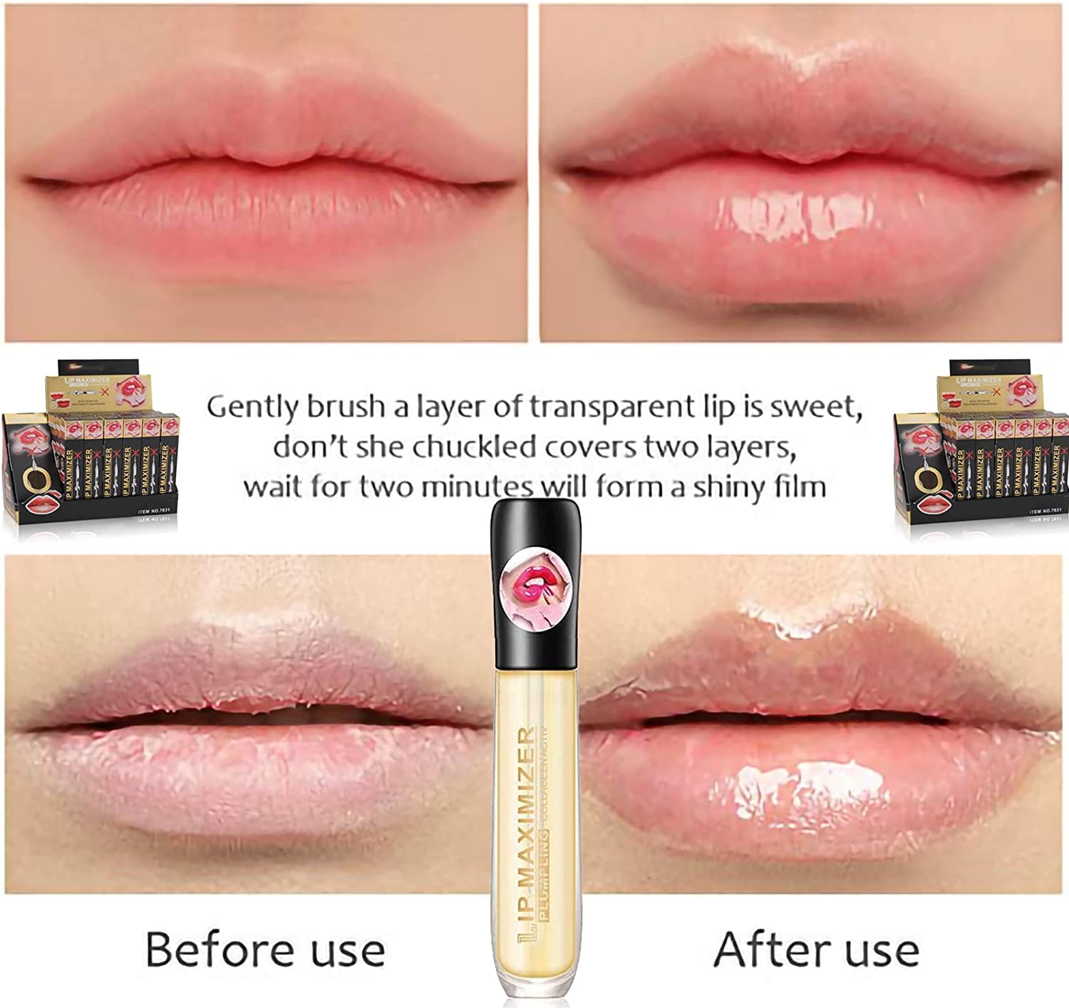 Lip Serum Fast-Acting Hyaluronic Acid & Mint 10ml