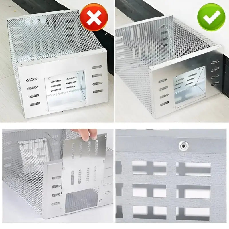 Live Mouse Trap Galvanized Steel One-Way Door